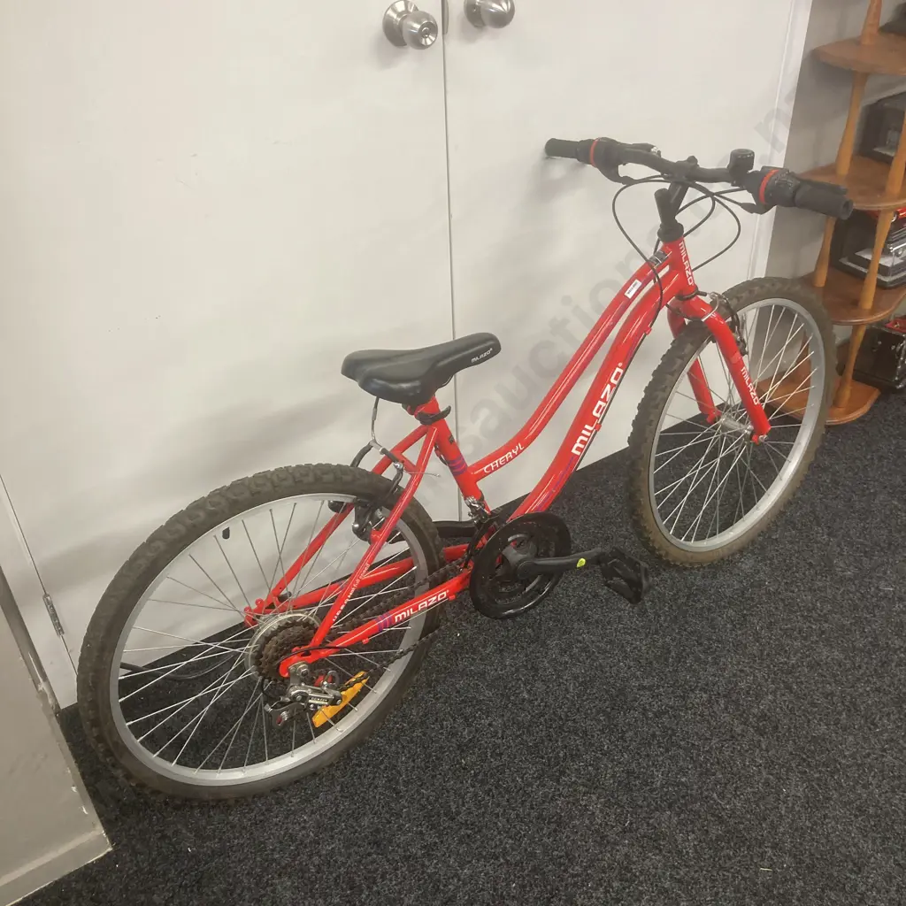 Milazo Cheryl Kids Bike, Red Image 1++