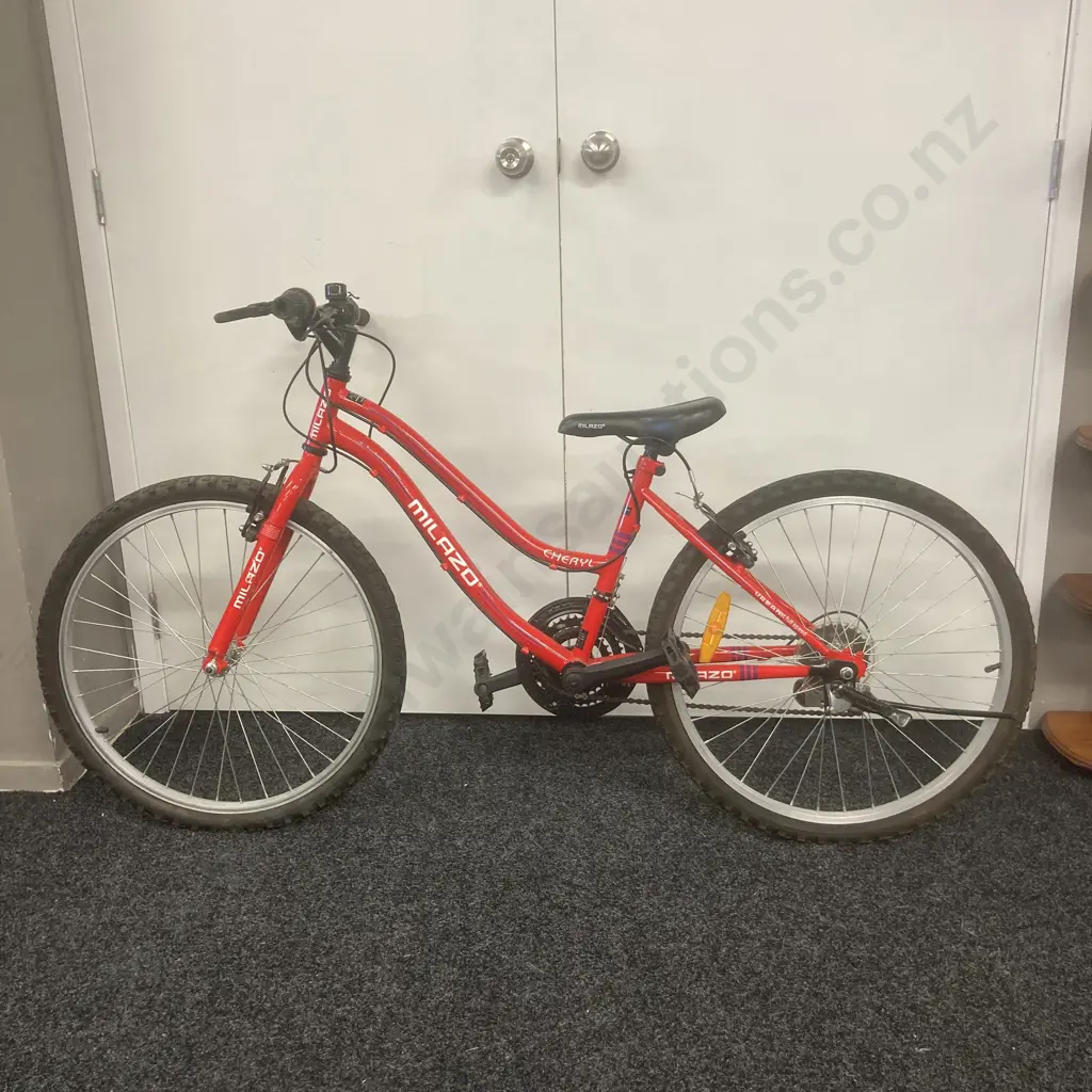 Milazo Cheryl Kids Bike, Red Image 1++