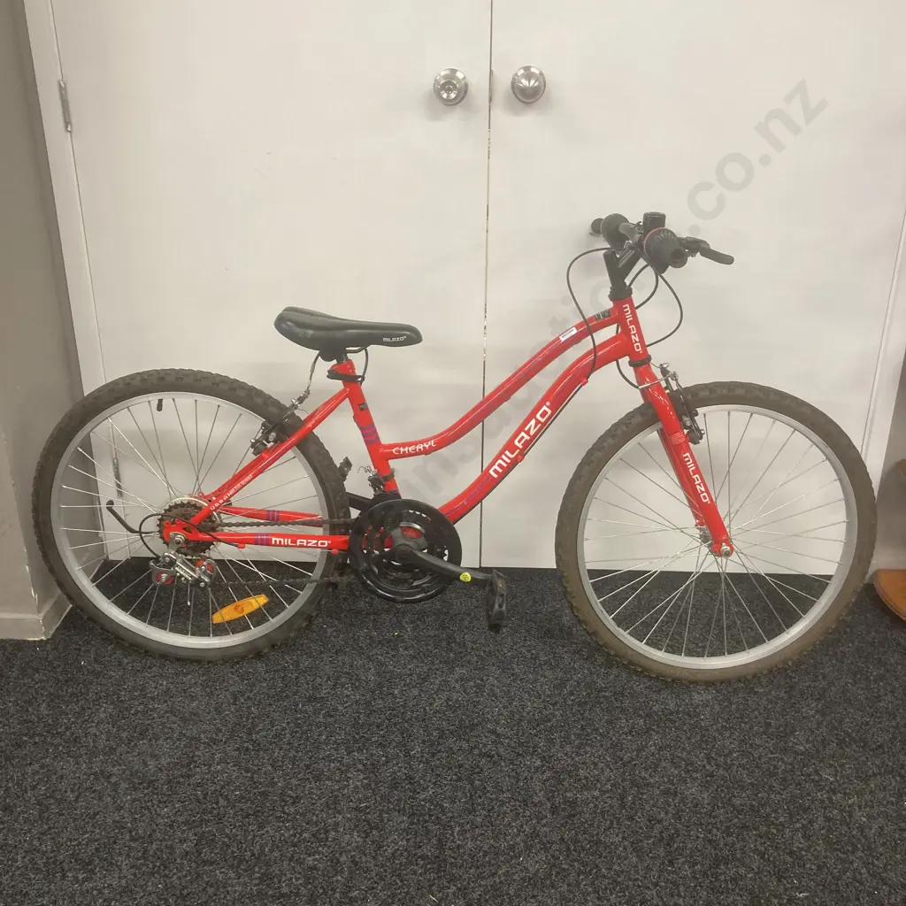 Milazo Cheryl Kids Bike, Red Image 1++