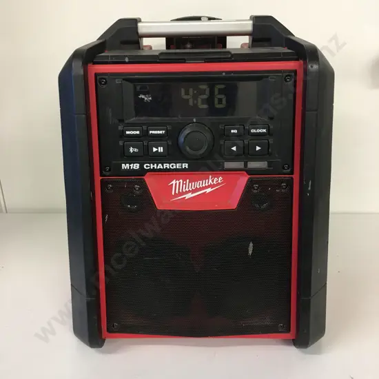 Milwaukee M18 Radio & Charger With Bluetooth & 12.0Ah Battery