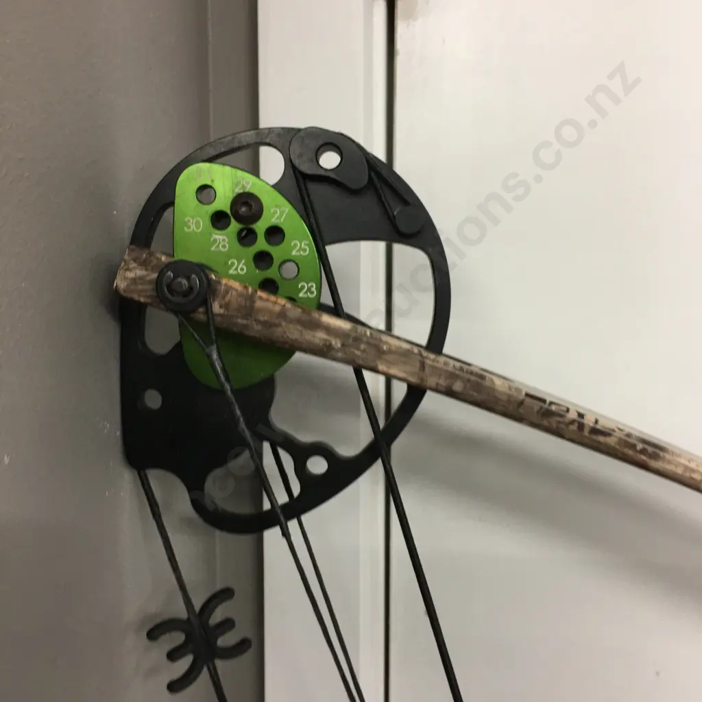 Poe Lang Predator Compound Bow 45-65lbs RH Camo Image 1++