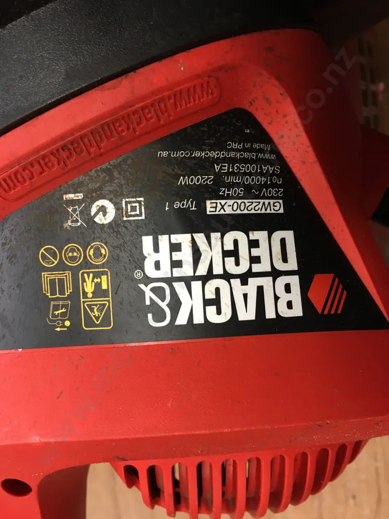 Black & Decker GW2200-XE Blower Vac (InComplete) Image 1++
