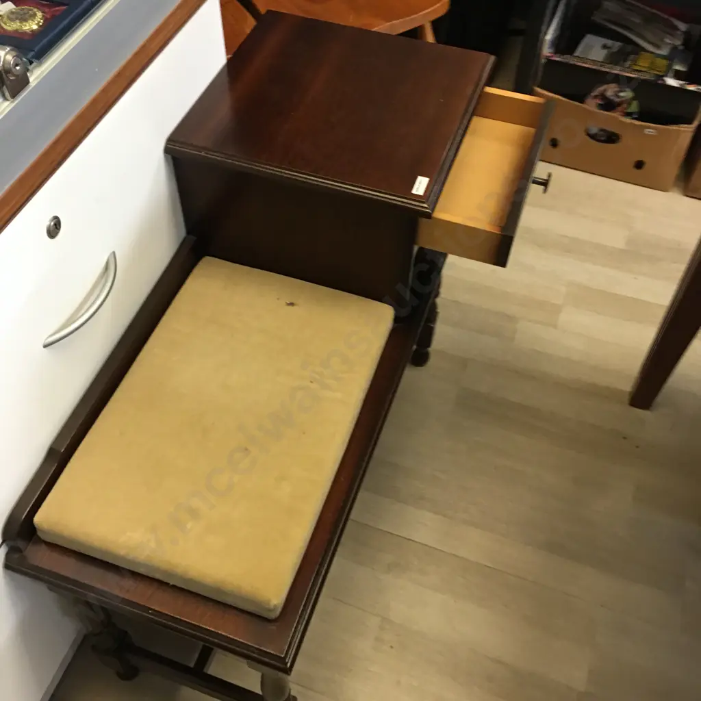 Telephone Table, Single Drawer, H68 W80 D34cm Image 1++