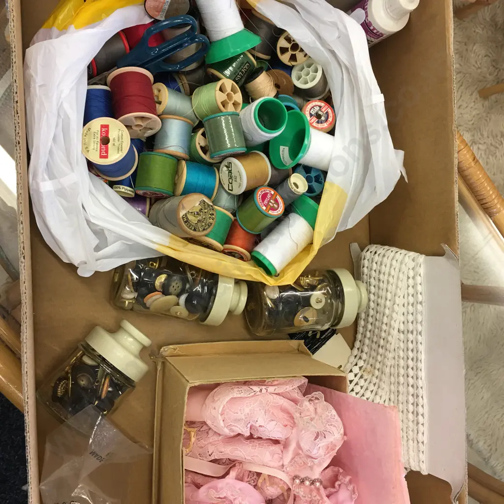 Selection Of Haberdashery Items Image 1++