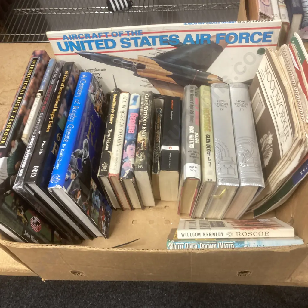 Books - Aircraft, Woodworkers, Rugby Etc (Returned To Vendor) Image 1++