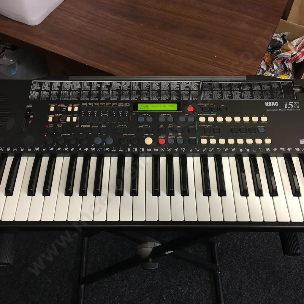 Korg i5S Keyboard With Stand & Soft Case Image 1++