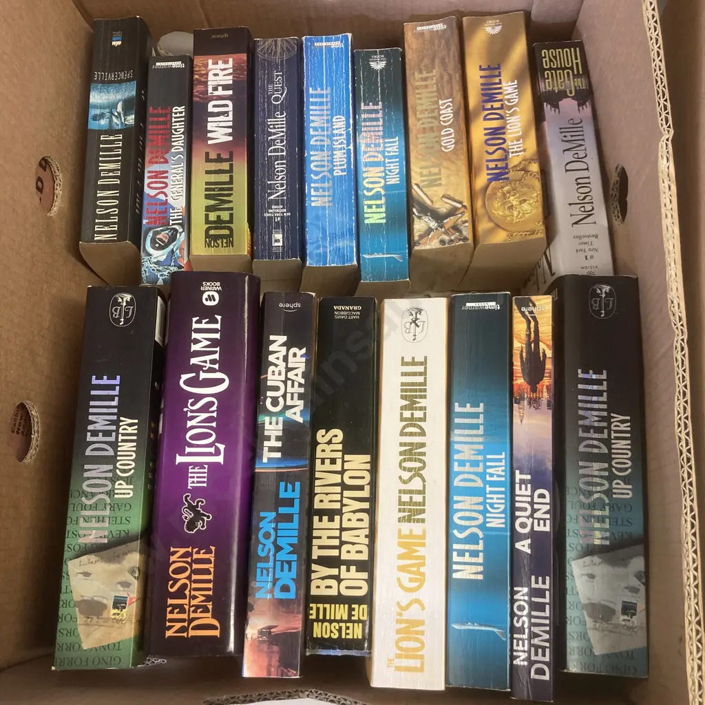 Nelson Demille Books x 17 Image 1++