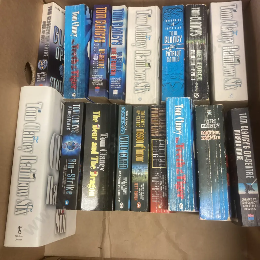 Tom Clancy Books x 17 Image 1++