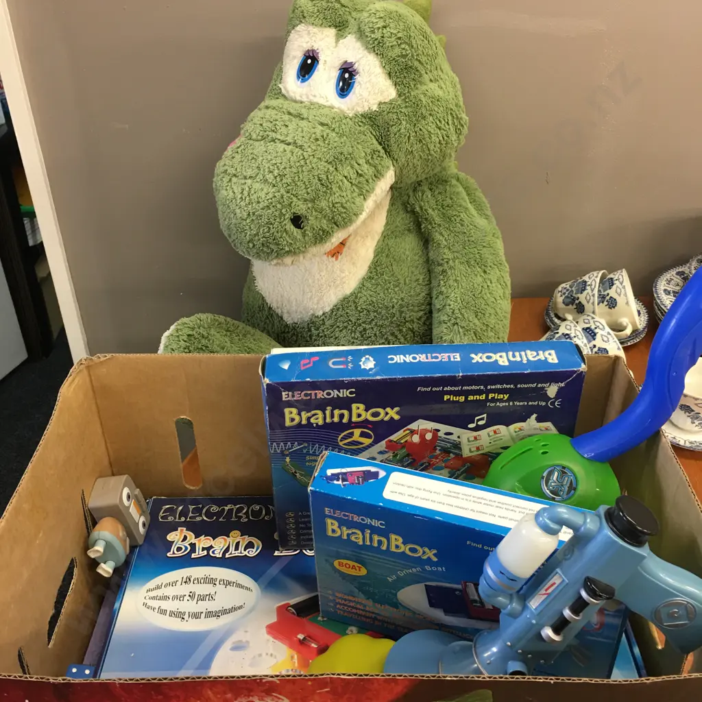 Selection of Toys, Brain Box, Dinki Di Soft Toy Etc Image 1++