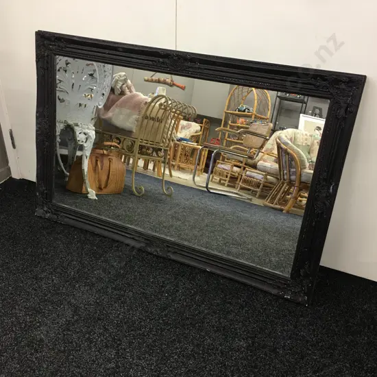 Painted Ornate Framed Rectangular Wall Mirror, 74 x 115cm