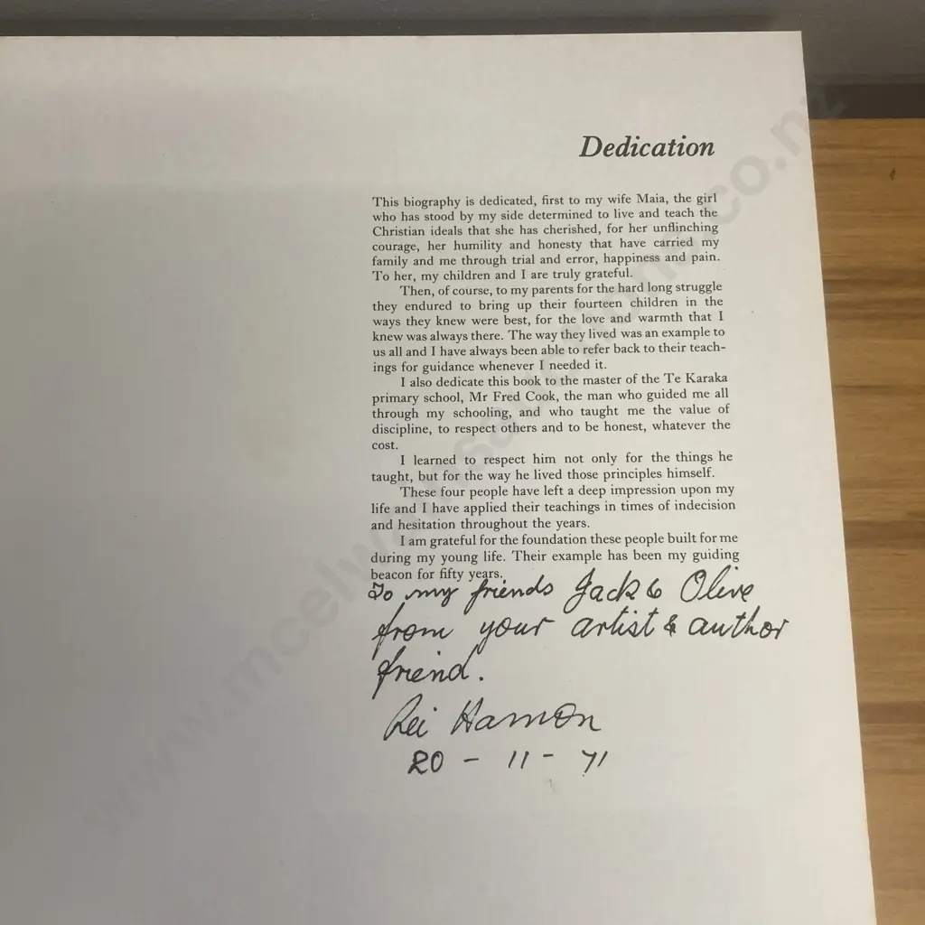Rei Hamon "Artist of The New Zealand Bush; His Life and His Drawings", & "His Second Collection", Signed First Editions Image 1++