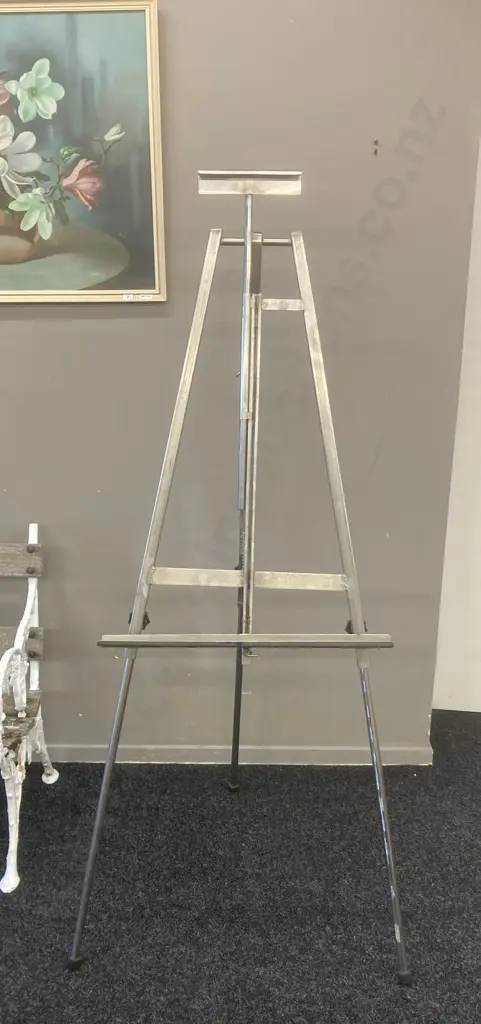 Stainless Steel Adjustable Art Easel, 96 x 60cm Unextended Image 1++
