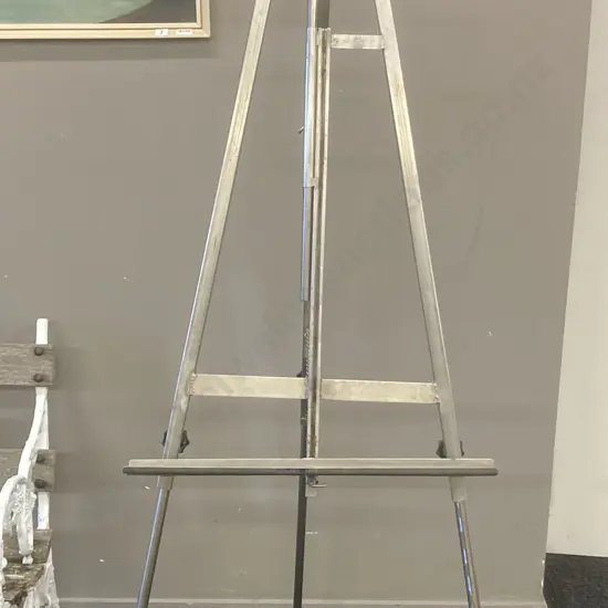 Stainless Steel Adjustable Art Easel, 96 x 60cm Unextended