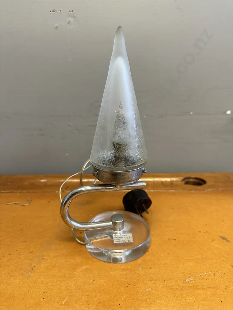 Rare Art Deco 1930s Lamp H26cm Image 1++