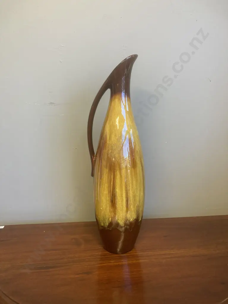 Vintage Large Blue Mountain Pottery Harvest Gold Glaze Pottery Urn, 48.5cm Image 1++