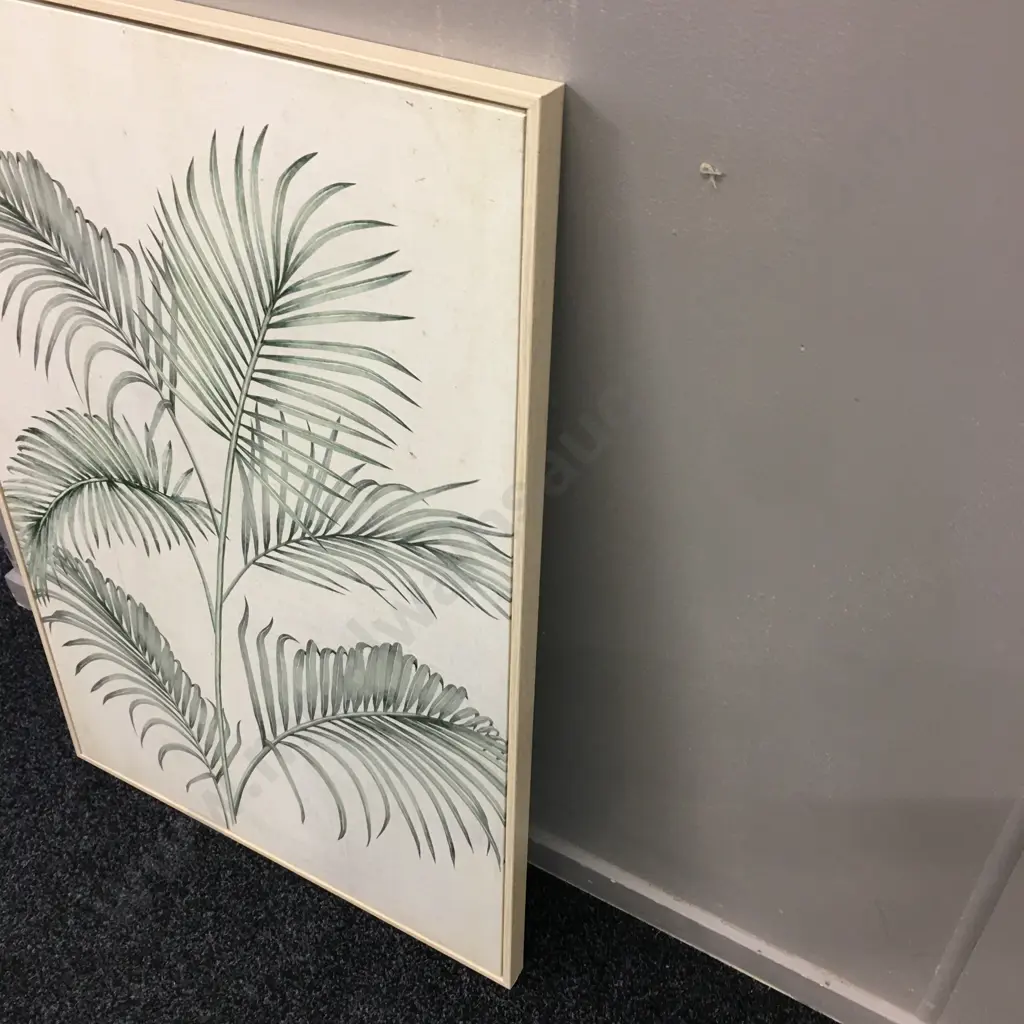 Framed Palm Artwork H90cm,W60cm. Image 1++