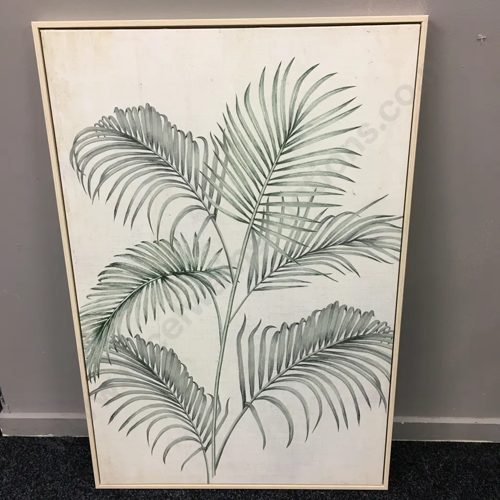 Framed Palm Artwork H90cm,W60cm. Image 1++