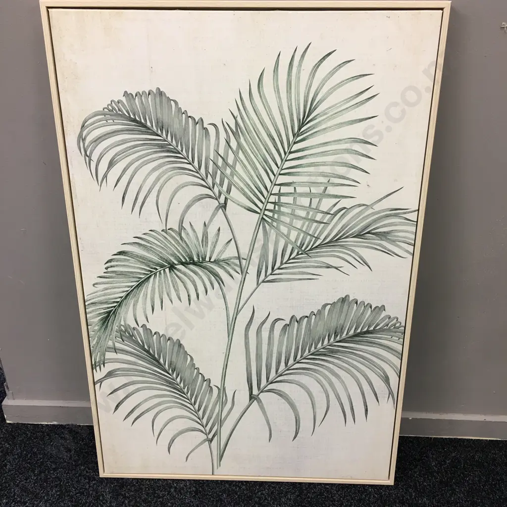 Framed Palm Artwork H90cm,W60cm. Image 1++