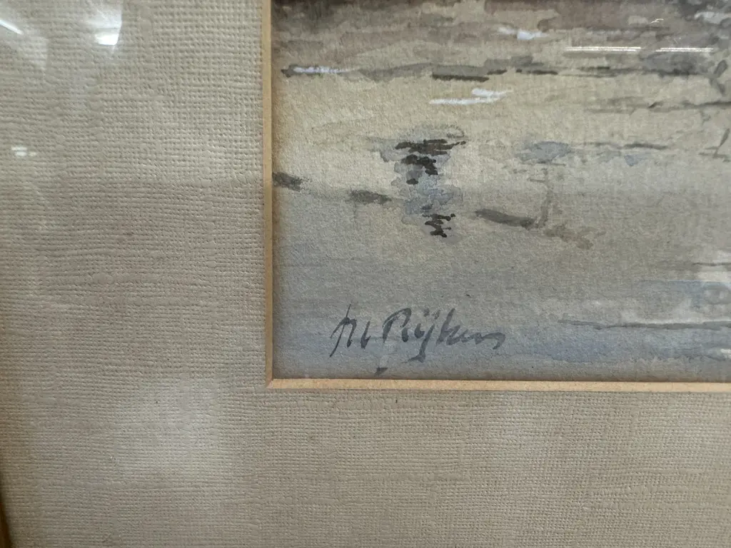 Vintage Framed Original Water Colour Signed By The Artist 40 x 45cm. Image 1++