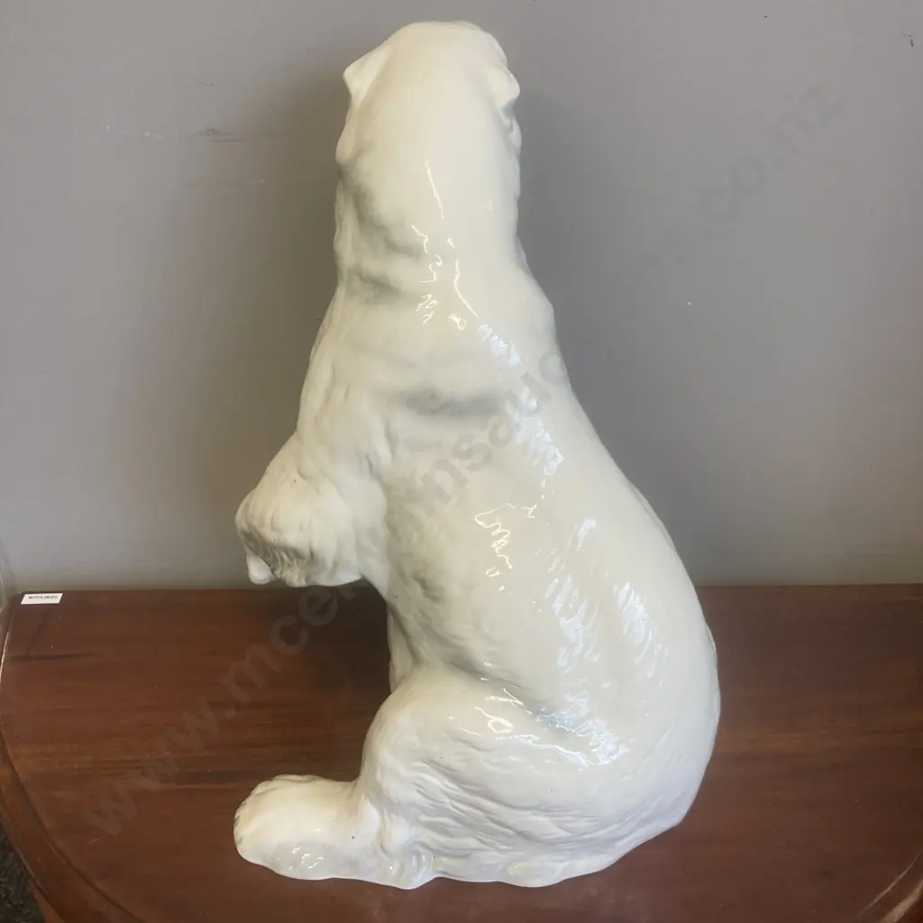 Large Ceramic Polar Bear, 45 x 32cm Image 1++