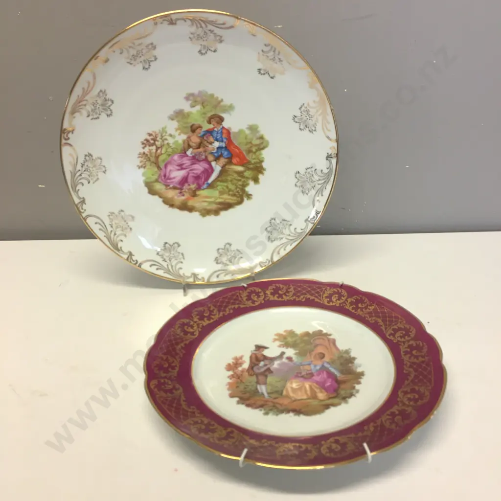 Pair of Limoges Plates, 26 & 29cm Dia Image 1++