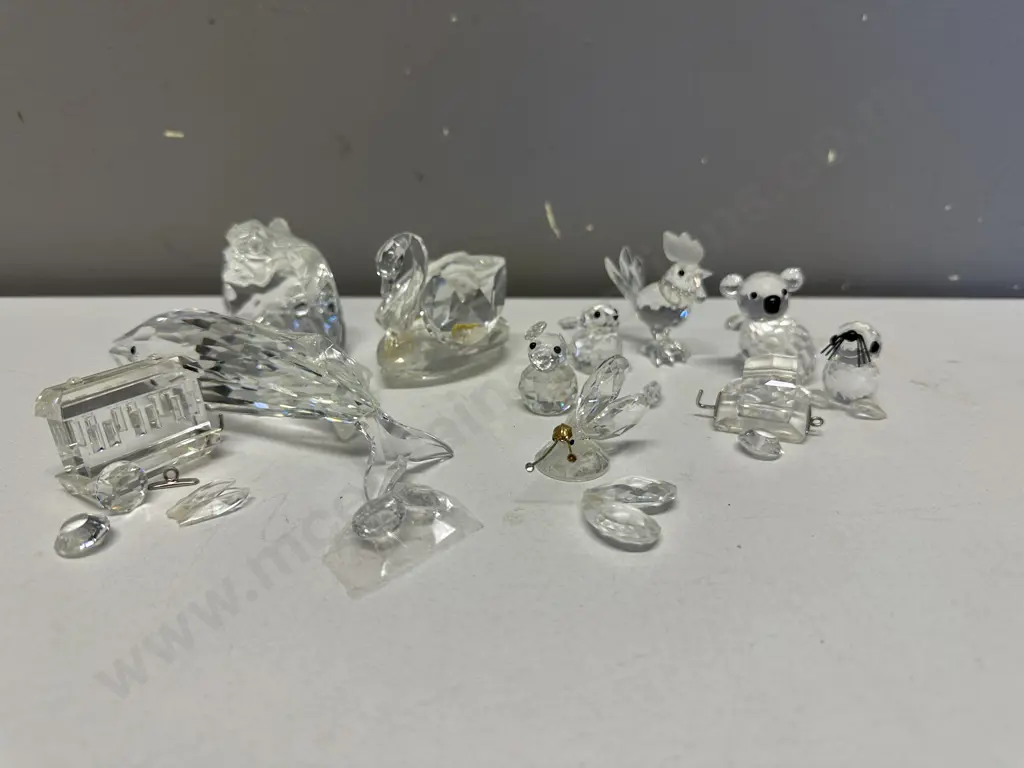 Selection of Swarovski Crystal Animals (As Found Condition) Image 1++