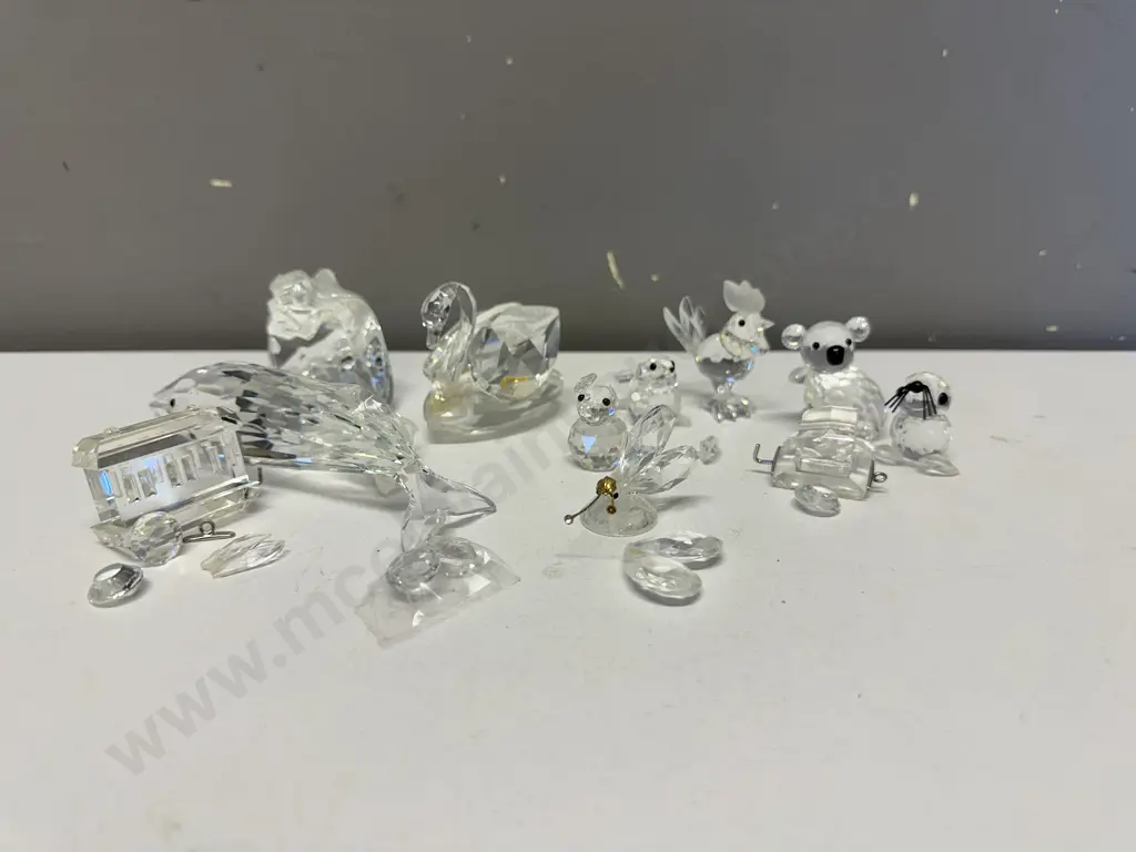 Selection of Swarovski Crystal Animals (As Found Condition) Image 1++