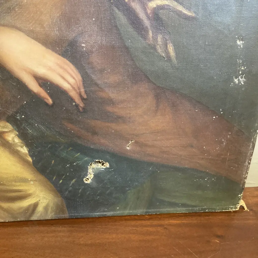 1880's Oil On Canvas 51 x 65cm (As Found Condition) Image 1++