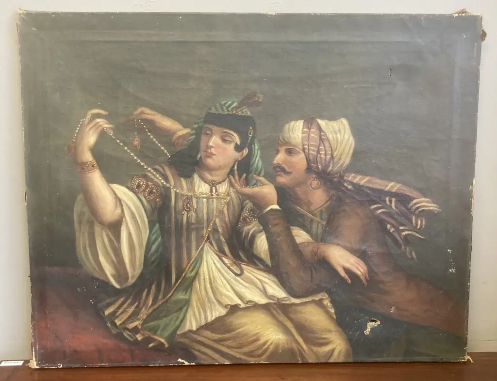 1880's Oil On Canvas 51 x 65cm (As Found Condition) Image 1++