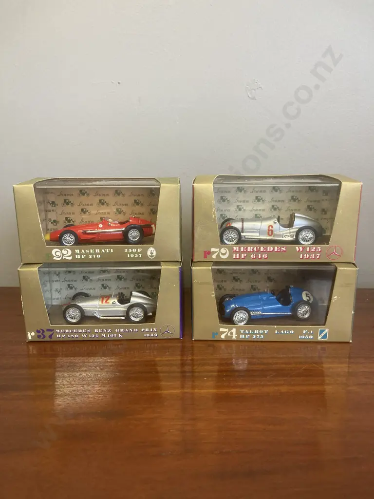 Brumm (Italy) - 1:43 Diecast Racing Cars - Serie Oro R37, R70, R74 & R92 Image 1++