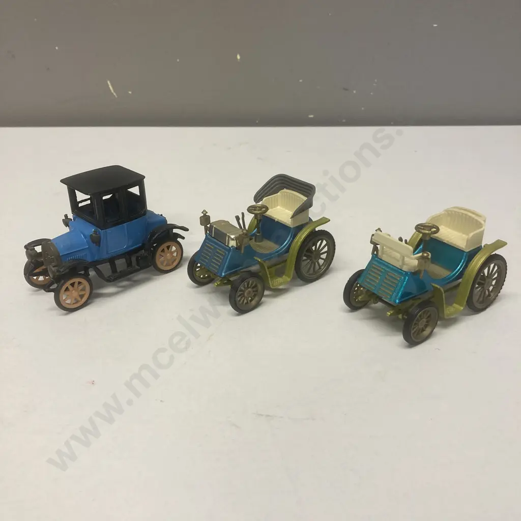 Rare Vintage Diecasts x 3 - Blue GAMA M 1:46 Image 1++