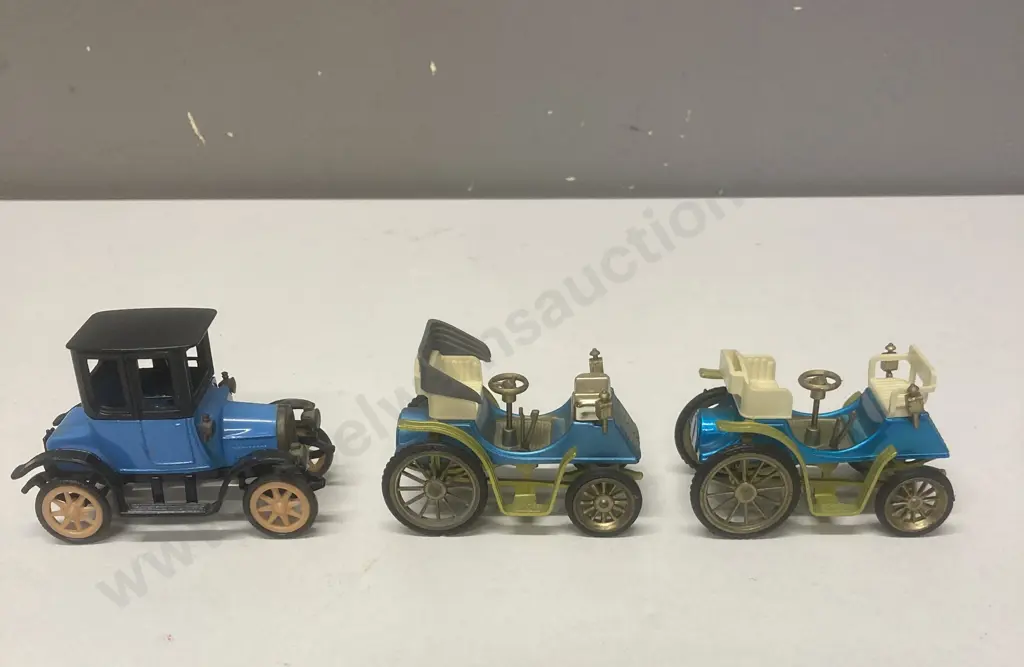 Rare Vintage Diecasts x 3 - Blue GAMA M 1:46 Image 1++