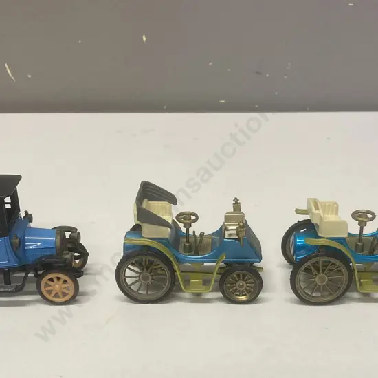 Rare Vintage Diecasts x 3 - Blue GAMA M 1:46