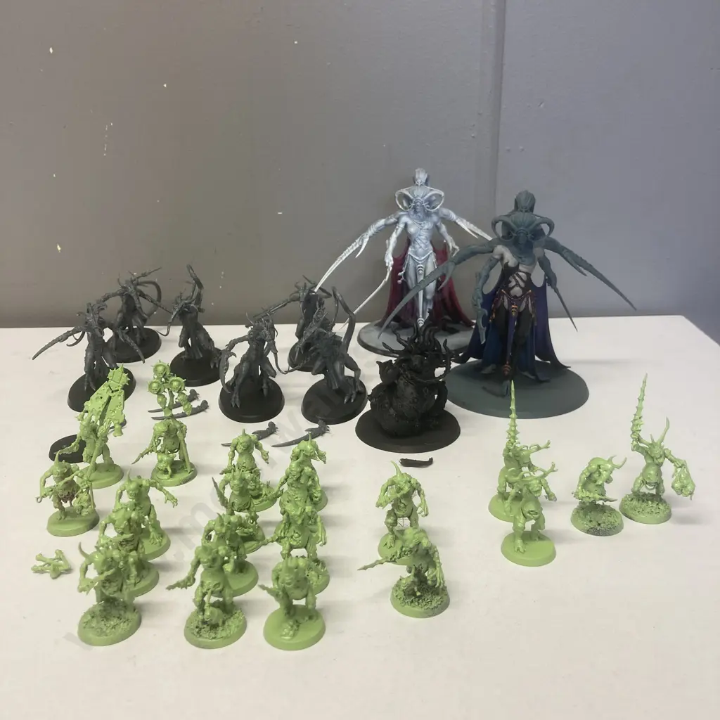 Warhammer Gaming Miniatures (Some As Found) Image 1++