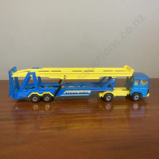 Vintage Majorette Ech 1:60 Trans Auto Car Carrier