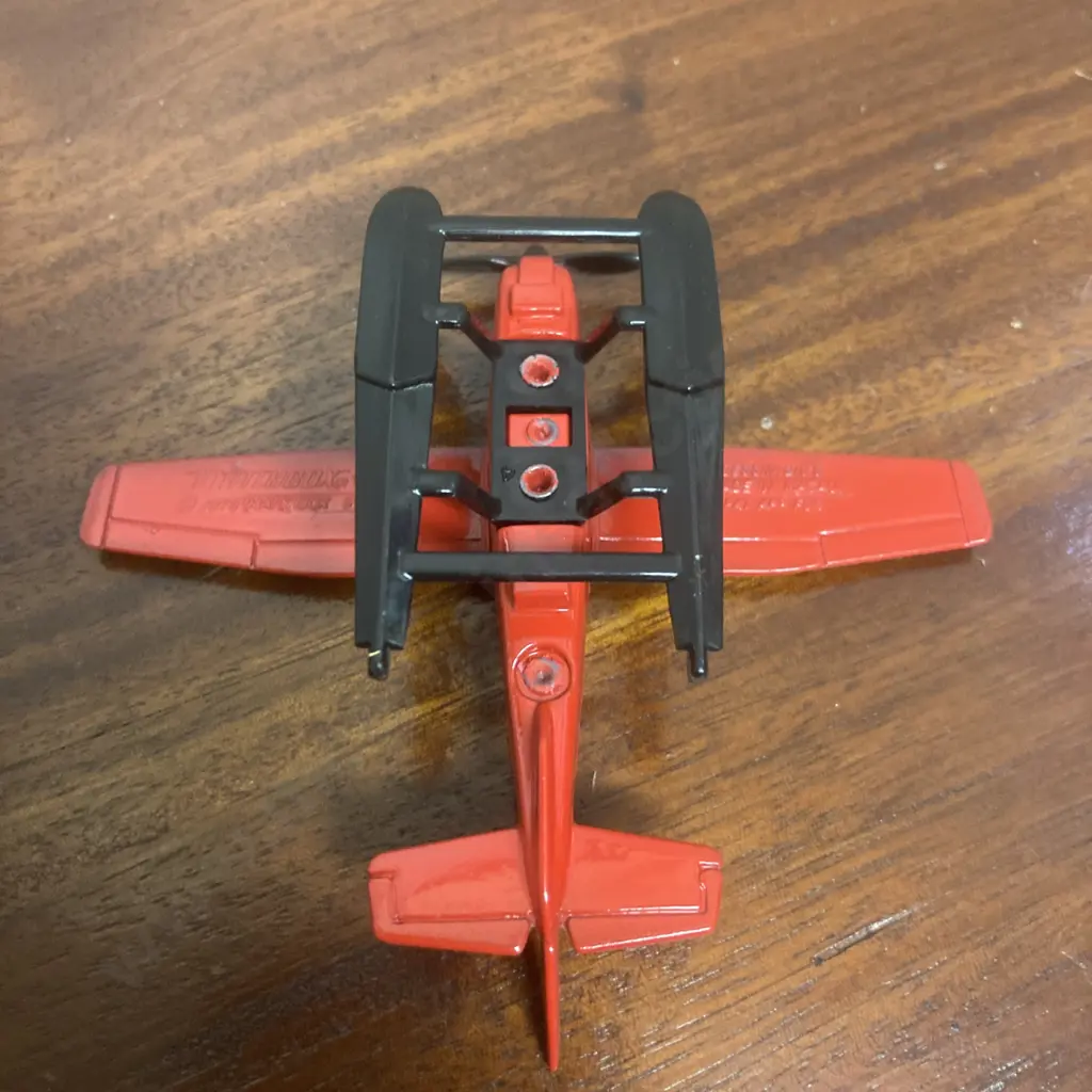 Vintage Lesney Matchbox SB 26 Red Fire Cessna 210 G Seaplane 1974 Image 1++