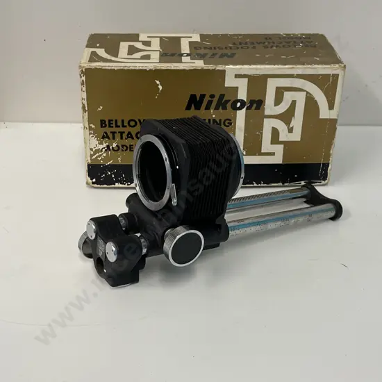 Vintage Boxed Nikon Bellows Focusing Attachment. Model II