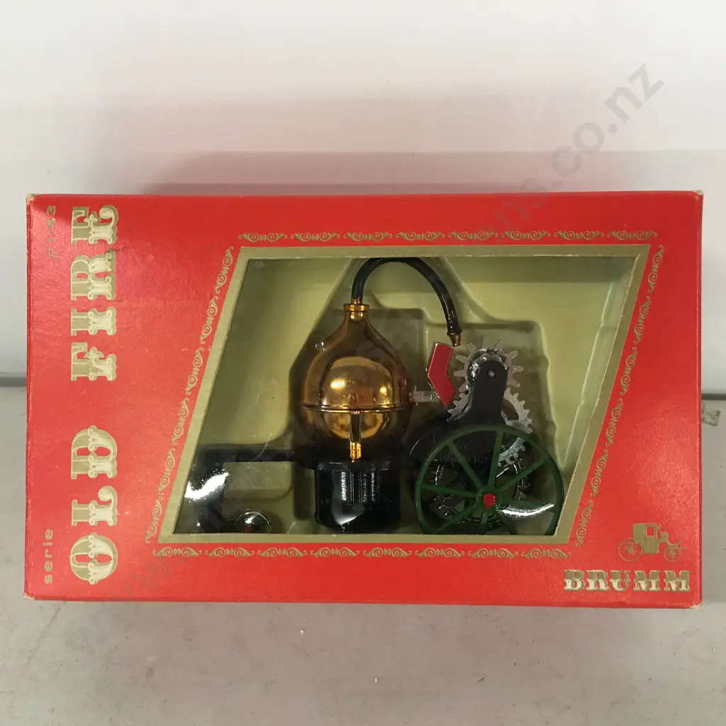 Old Fire By Brumm 1/43 Scale Diecast X6 - Verbiest's Turbine Vehicle (1861) New In Box Image 1++