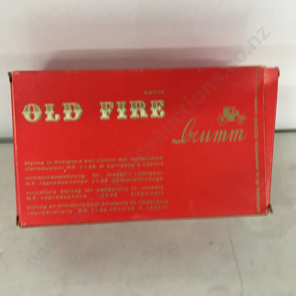 Old Fire By Brumm 1/43 Scale Diecast X6 - Verbiest's Turbine Vehicle (1861) New In Box Image 1++