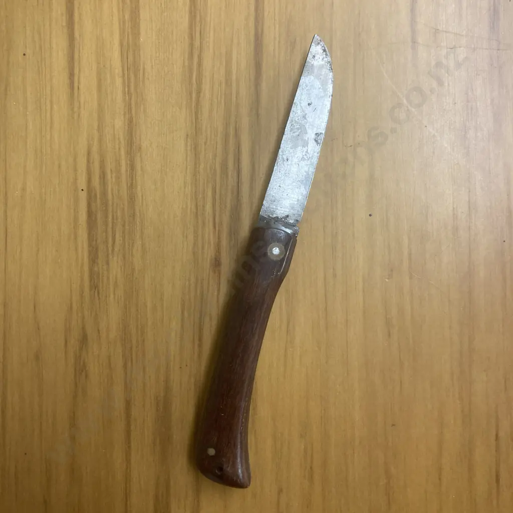 Vintage Friedr. Herder Abr Sohn Spade Solingen German Pocket Knife, & Richards Sheffield England Double Bladed Pen Knife Image 1++