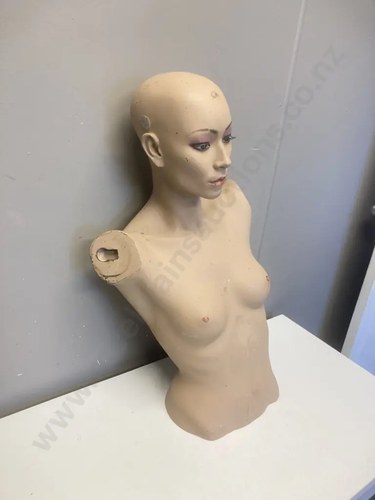 Vintage Female Mannequin Torso, H70cm Image 1++
