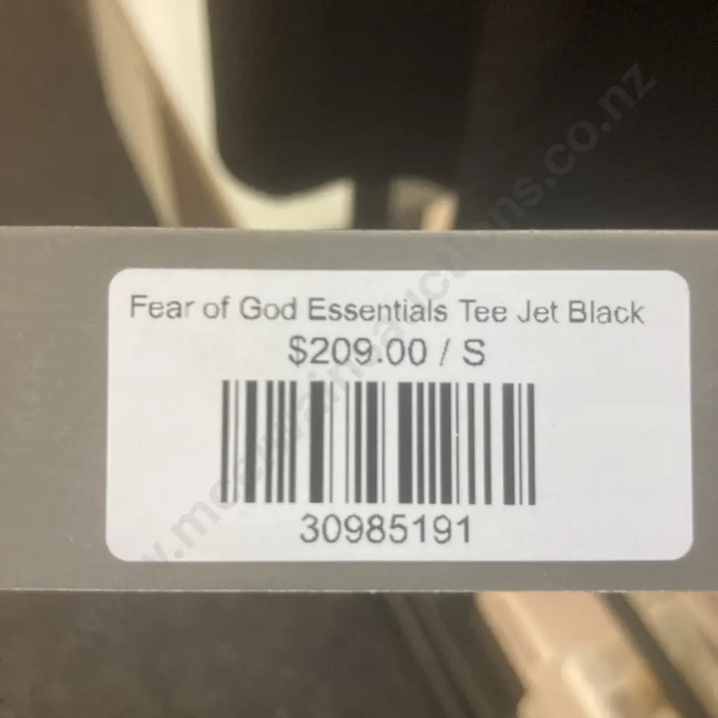 Fear of God Essentials T-Shirt - Jet Black, Sz S Image 1++