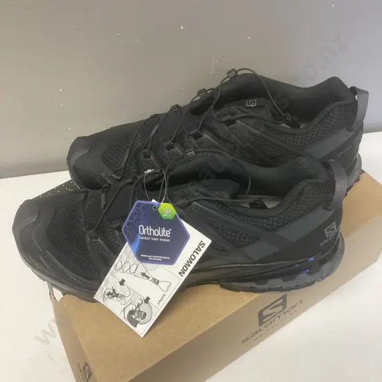 New Salomon Mens XA PRO 3D V8 Multisport Shoes, Black / Black / Magnet, Sz UK12.5, EUR 48