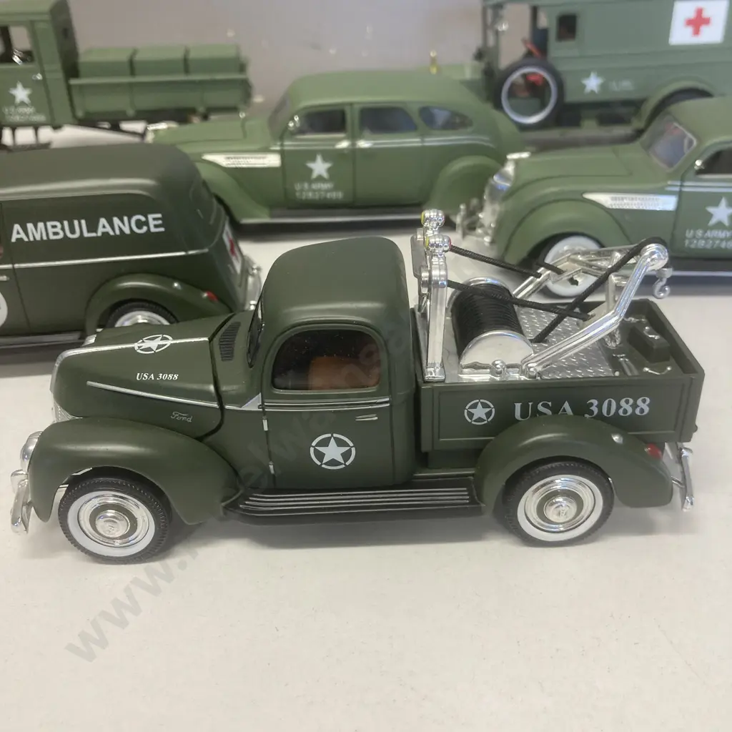 Lot of Model Vehicles, Helicopter, Tank Etc - US Army & Camouflage Etc Image 1++