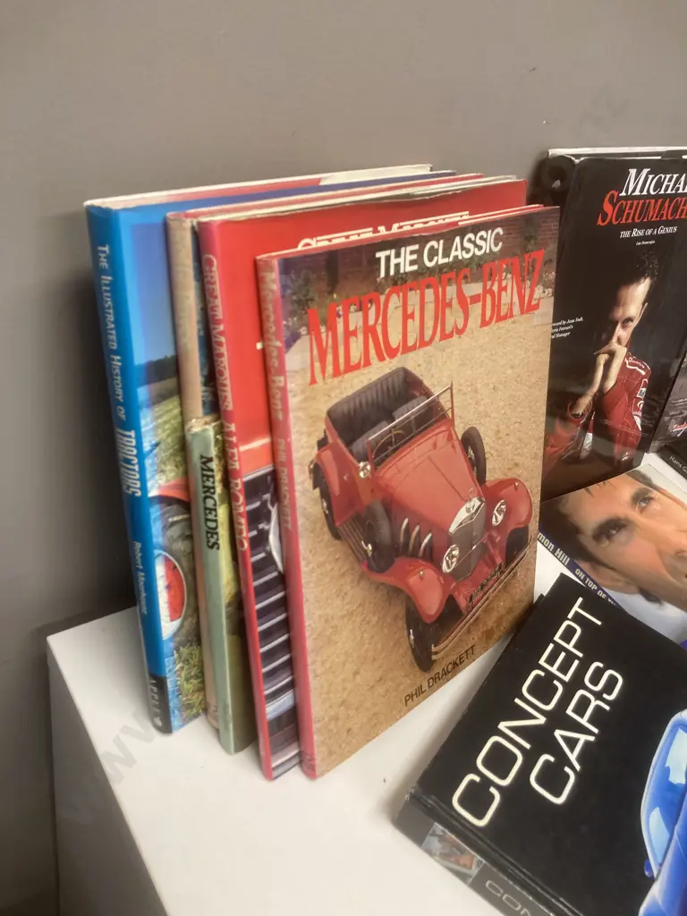 Lot of Car Books, Formula 1, Damon Hill, Schumacher, Concept Cars Etc Image 1++