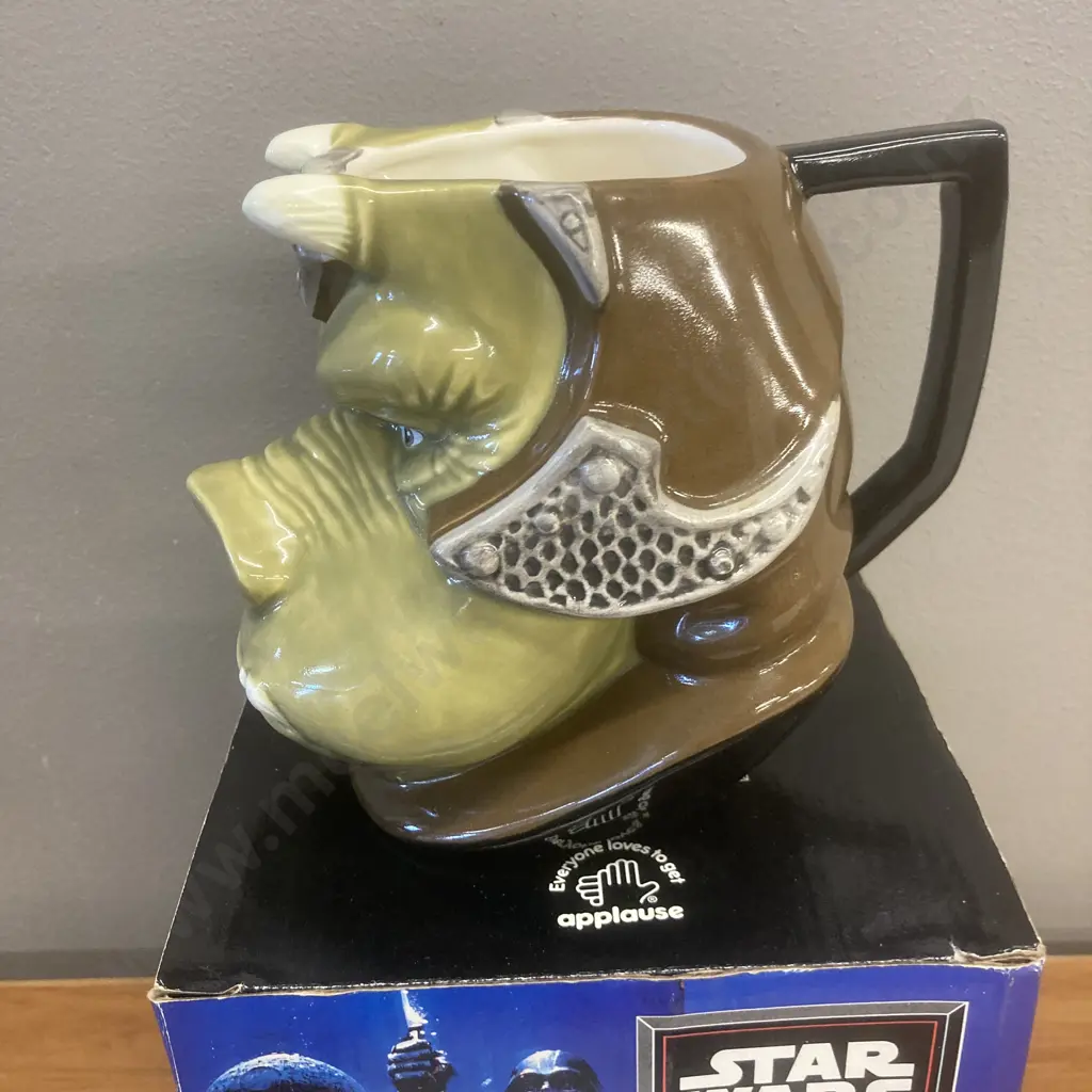 Star Wars Gamorrean Guard Figural Mug Classic Collectors Applause 1996 With COA, Tuscan Raider Box Image 1++