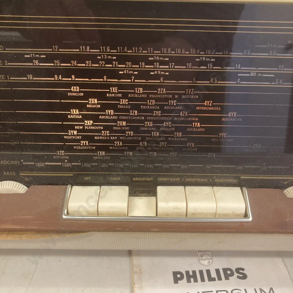 Vintage Philips Hilversum Conbrio Radio, Model B5Z17A (1961) With Instruction Manual, Good Working Order Image 1++
