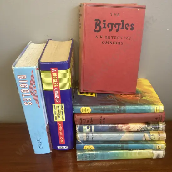 Biggles Books - Air Detective Omnibus, The Best Of, A Biggles Omnibus, The Black Peril, Fails To Return Etc