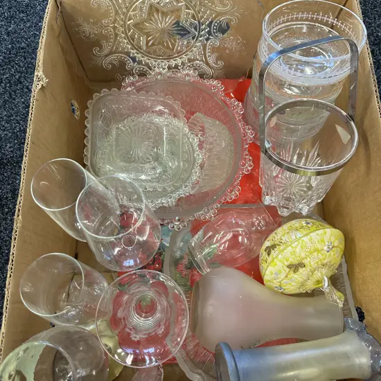 Selection Of Glassware Items
