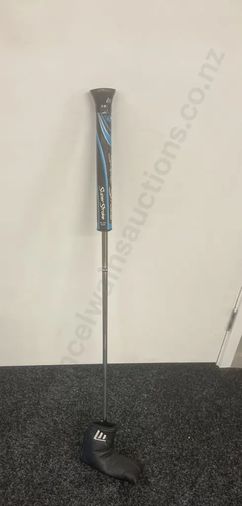 Golf Putter - Super Stroke Slim 3.0 Handle, TrueTemper Shaft & Cover For Head Image 1++